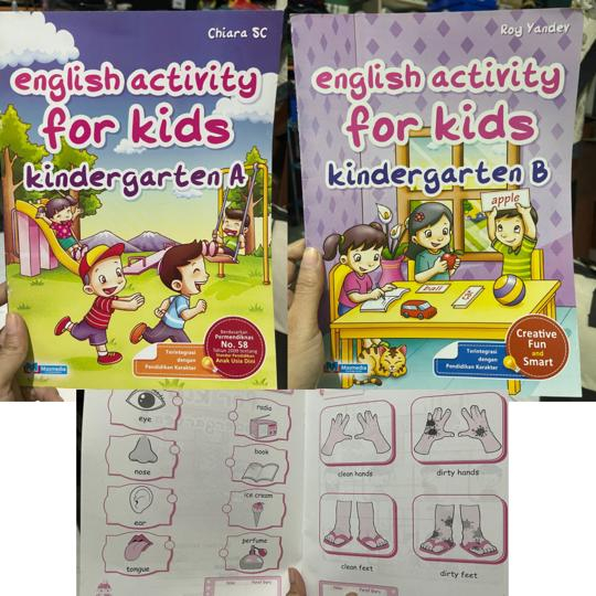 Jual ENGLISH ACTIVITY FOR KIDS - Buku Aktivitas Anak TK A TK B Bahasa ...