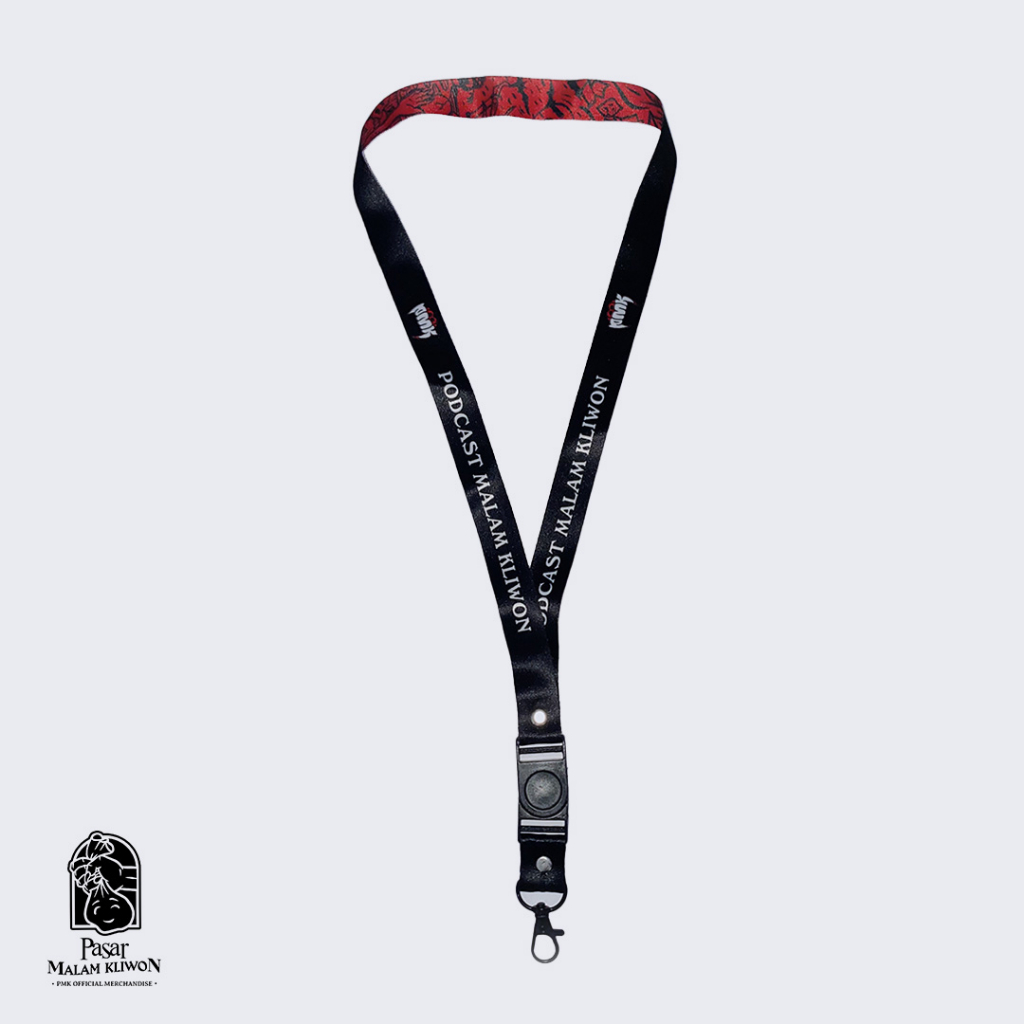 Jual Lanyard PMK | Lanyard Podcast Malam Kliwon | Sticker Set | Shopee ...