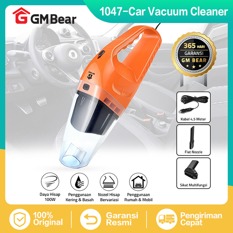 Jual Gm Bear Vacum Cleaner Alat Penyedot Debu Mobil Listrik Shopee Indonesia