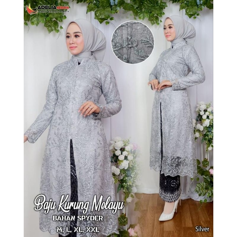 Jual [ご D FT] ( COD ) BAJU KURUNG MELAYU SPIDER - KEBAYA TUNIK ...