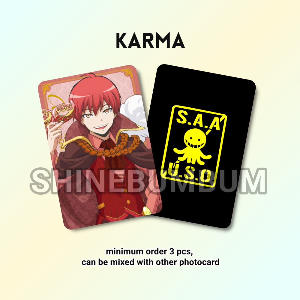 Jual Photocard anime Assassination Classroom / Ansatsu Kyoushitsu (2 ...