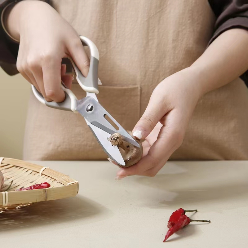 Jual Meat Bone Fish Cutting Scissors Stainless Steel Kitchen Tool