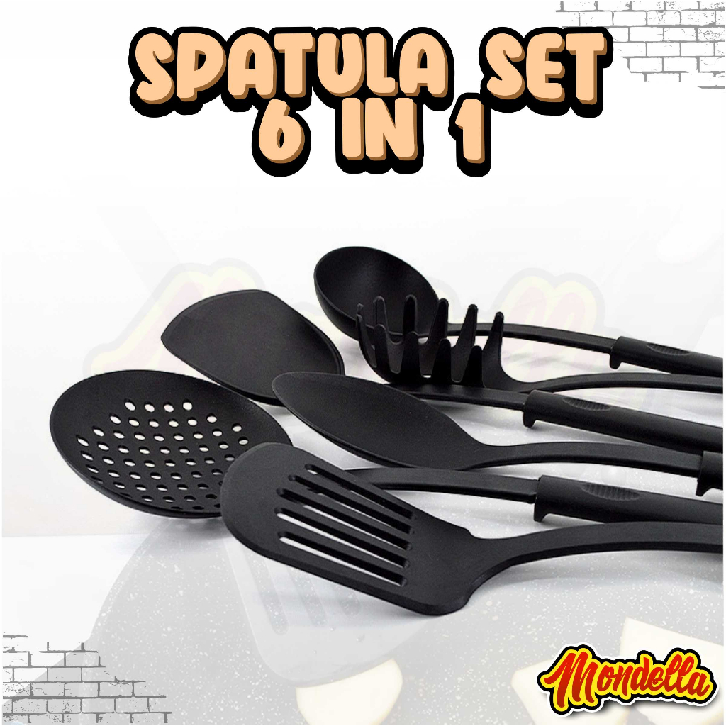 Jual Spatula Set 6 Pcs Spatula 6 In 1 Sodet Sepatula Sutil Saringan ...