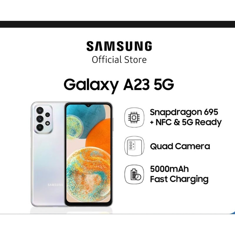 Jual samsung galaxy A23 5G 6GB/128GB snapdragon | Shopee Indonesia