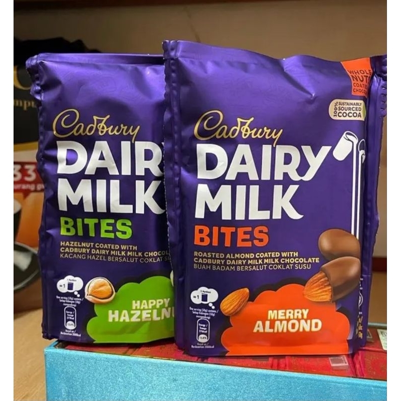 Jual Cadbury dairy milk bites 50g Malaysia Shopee Indonesia