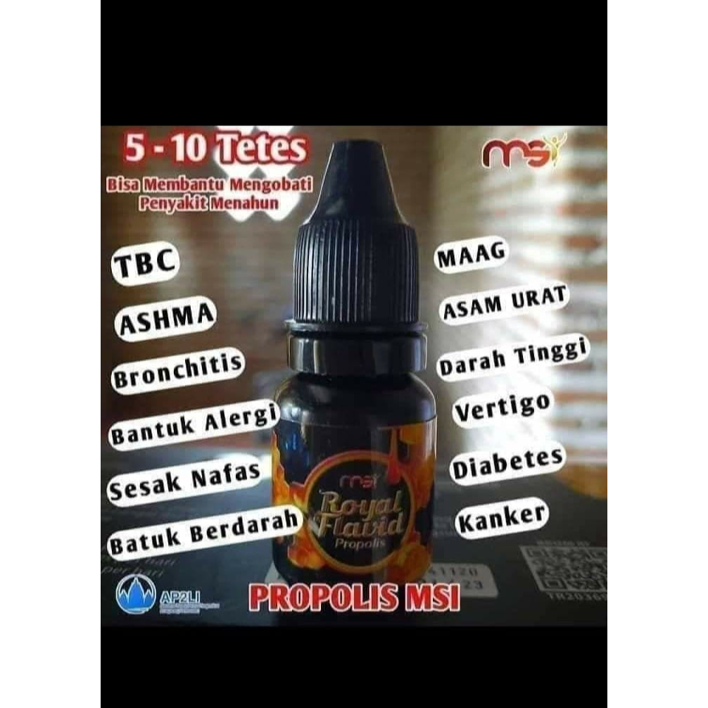 Jual MSI ROYAL FLAVID PROPOLIS HERBAL ALAMI 1 BOX ISI 6BTL | Shopee ...