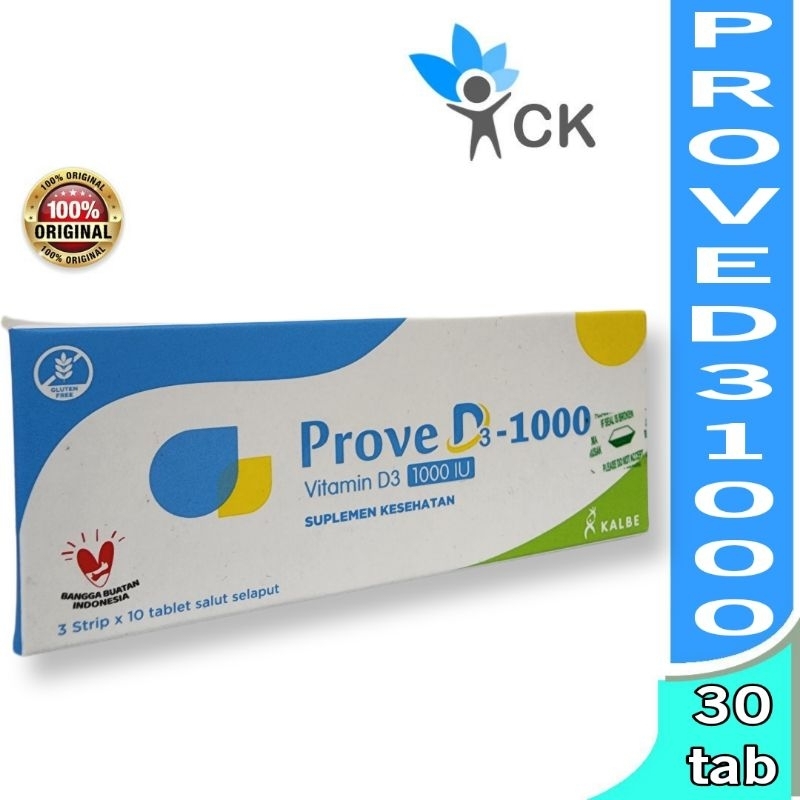 Jual PROVE D3 1000 BOX ISI 30 Suplemen makanan | Shopee Indonesia