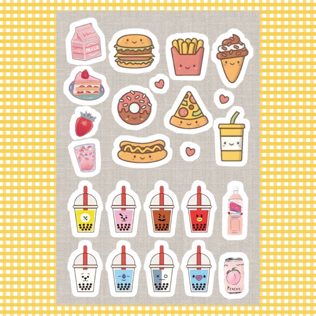 Jual Foods Stickers Pack Stiker Makanan Aesthetic Estetik Stiker Jurnal Vintage Shopee Indonesia 8533