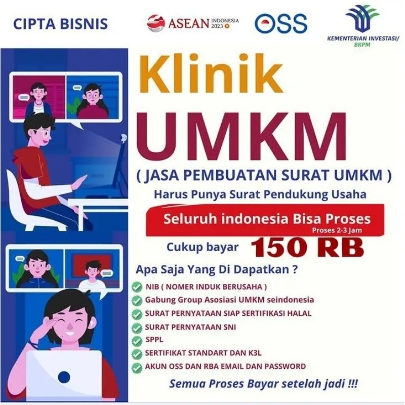 Jual Sertifikat Piagam Penghargaan Usaha Mikro Kecil Bahan A Gr Free Murah Legalitas