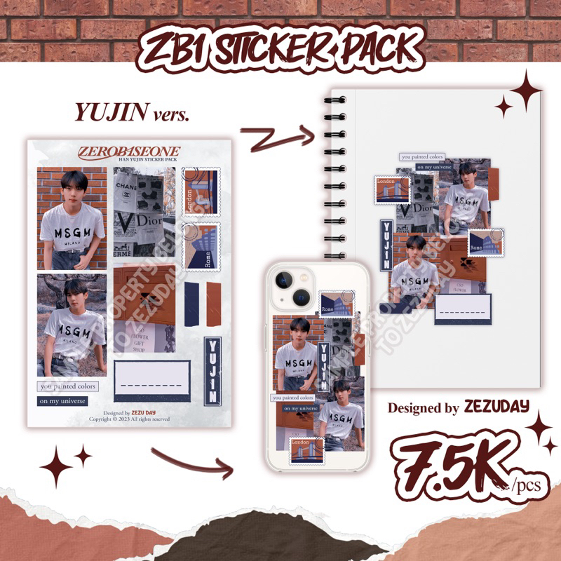 Jual Zerobaseone Sticker Pack 2.0 | ZEROBASEONE | ZB1 Sticker Pack ...