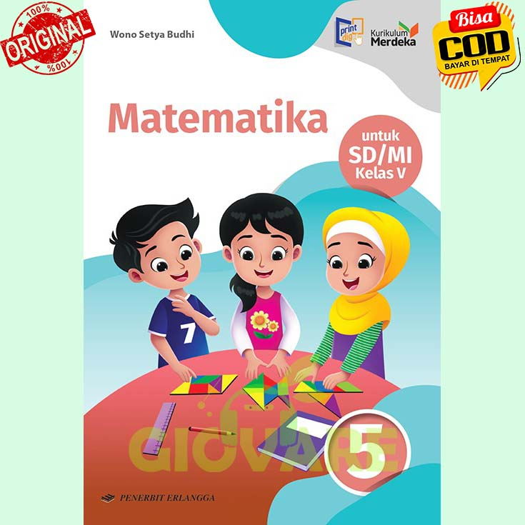 Jual BUKU MATEMATIKA KELAS 5 ERLANGGA KURIKULUM MERDEKA | MATEMATIKA SD ...