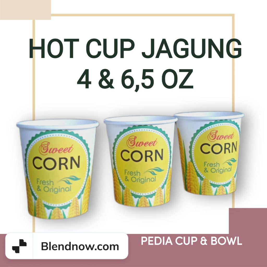 Jual Paper Cup Jagung (per 50 pcs) | Shopee Indonesia