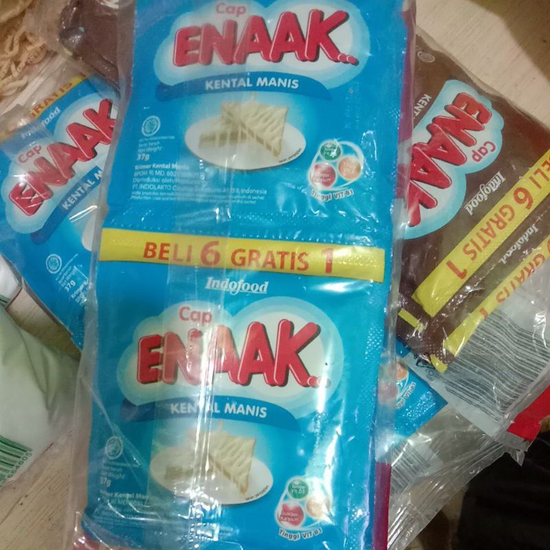 Jual Susu Kental Manis Cap Enak ( 7 Renteng ) | Shopee Indonesia