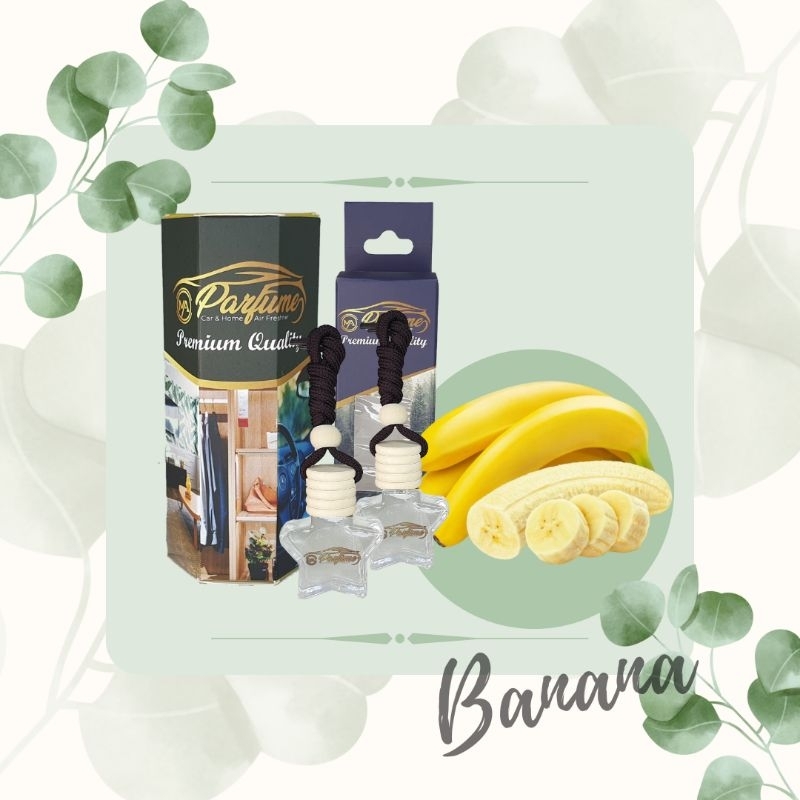 Jual Parfum Mobil dan Parfum Ruangan Gantung Aroma Banana (Pisang