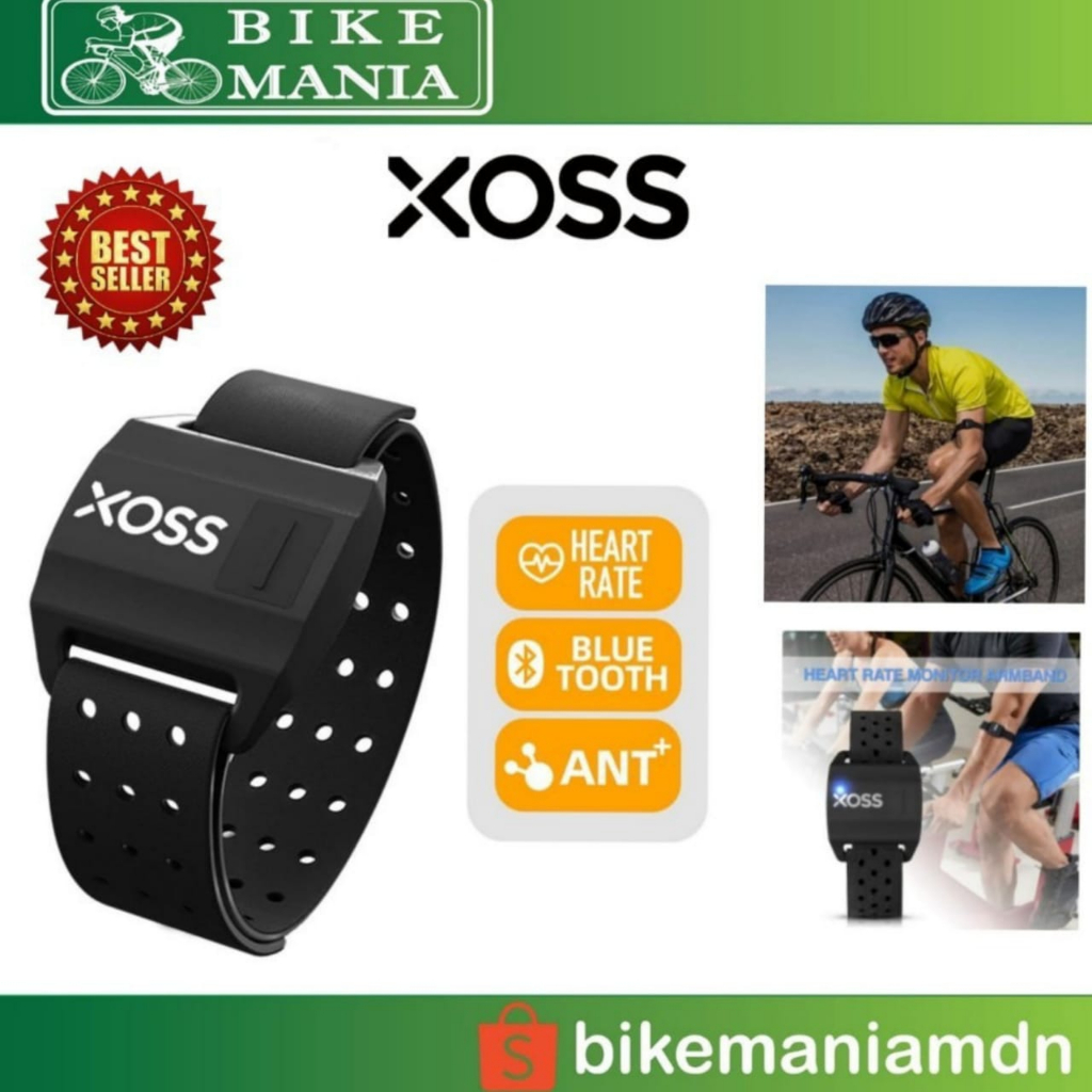Jual HR XOSS Arm Band Heart Rate Sensor Monitor HRM Lengan Armband