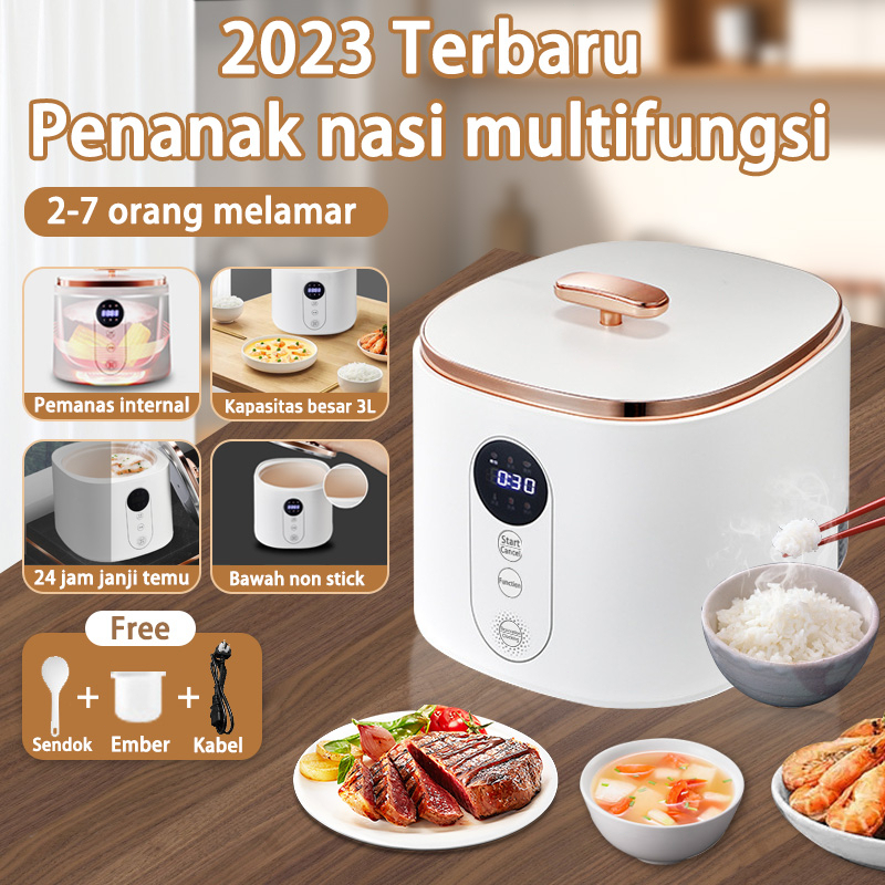 Jual Rice Cooker Digital Low Carbo 3 Liter Penanak Nasi Mini Less Sugar