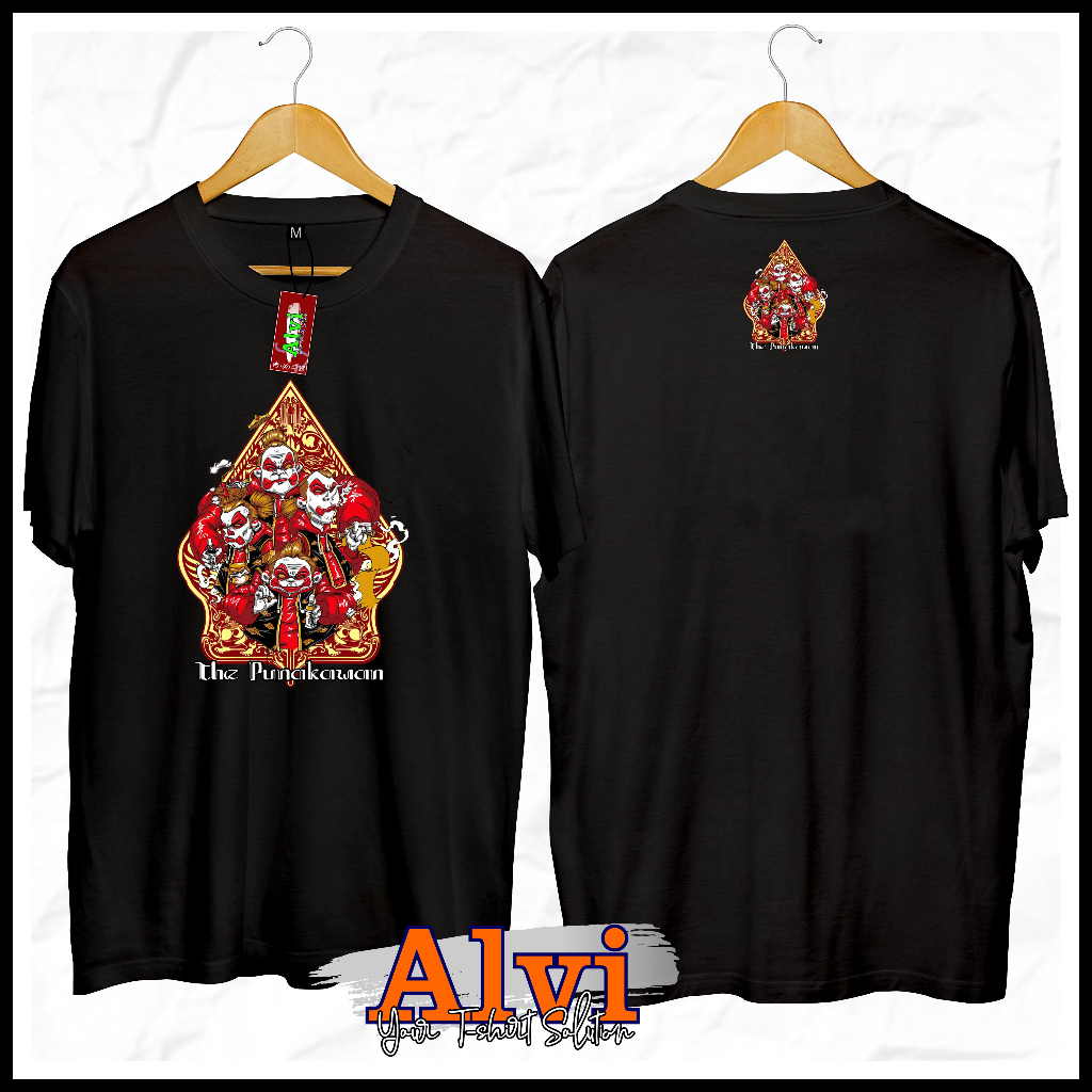 Jual Kaos Distro THE PUNAKAWAN One Of Indonesian Puppets MODEL WAYANG ...