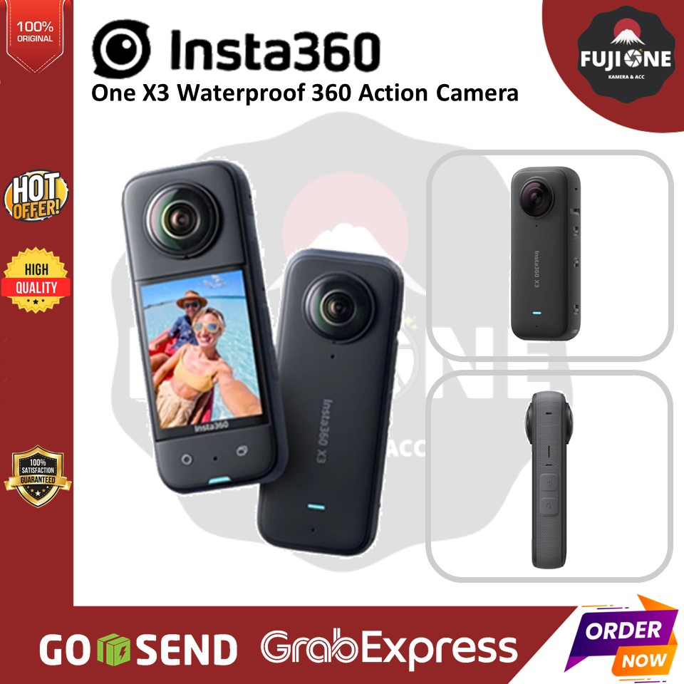 Jual Insta360 ONE X3 360 Action Camera Insta 360 ONE X 3 Original ...