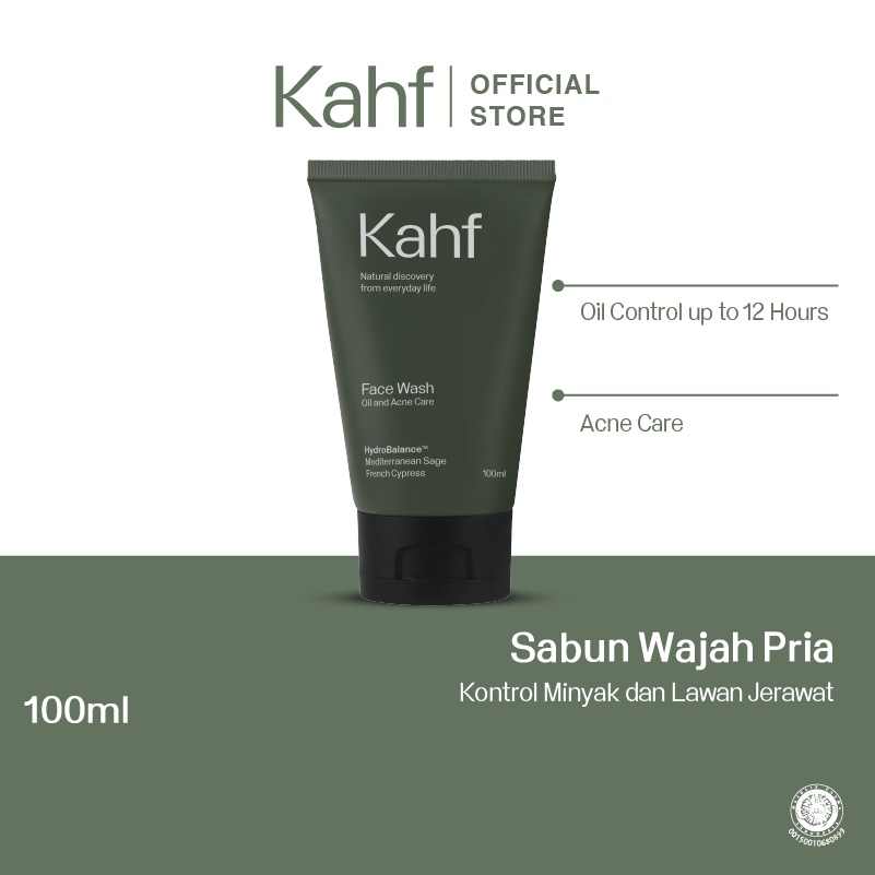 Jual Kahf Oil And Acne Care Face Wash Ml Sabun Pembersih Wajah