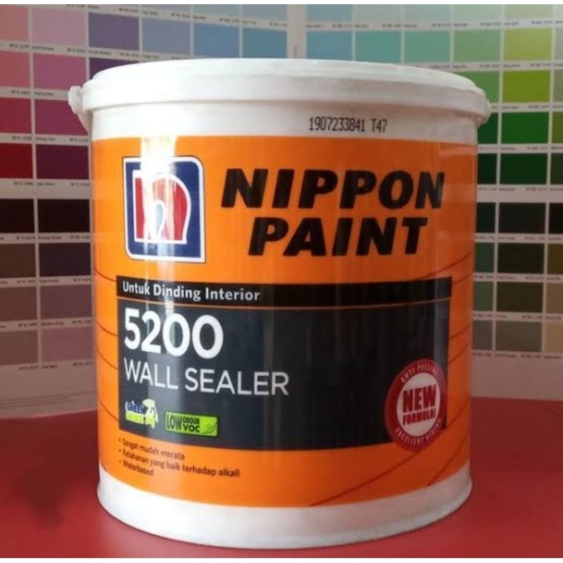 Jual CAT DASAR WALL SEALER DINDING INTERIOR NIPPON PAINT 5200 4KG ...