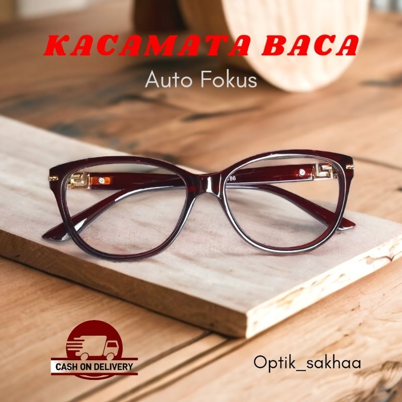 Jual Kacamata Baca Plus Auto Focus Adjusment Otomatis Ajaib One Power Reader Super Fokus Model