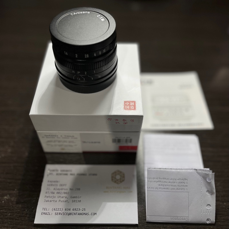 Jual Lensa fix 7artisans 35mm f1.4 for canon eos m | Shopee Indonesia