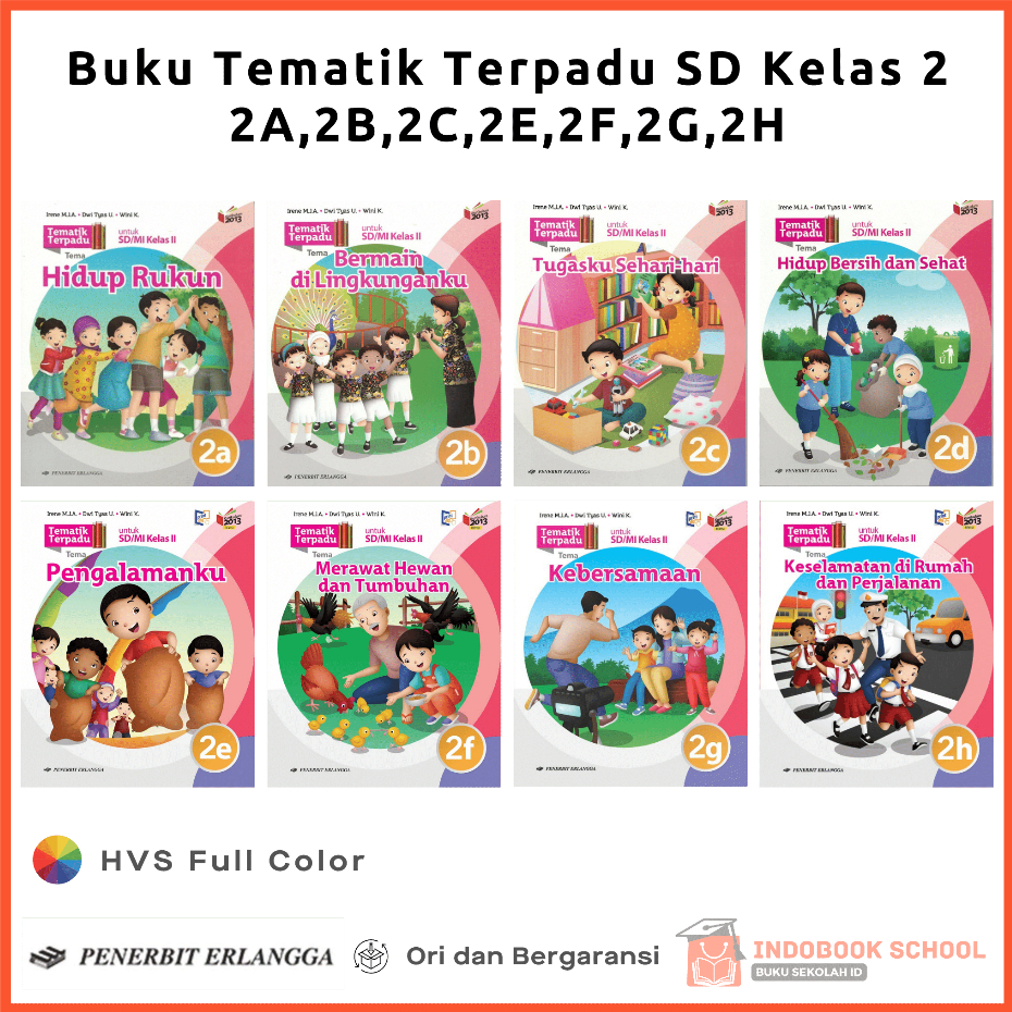 Jual Buku Tematik Terpadu Sdmi Kelas 2 Ii Tema 2a 2b 2c 2d 2e 2f 2g 2h Kurikulum 2013 Hidup 2797