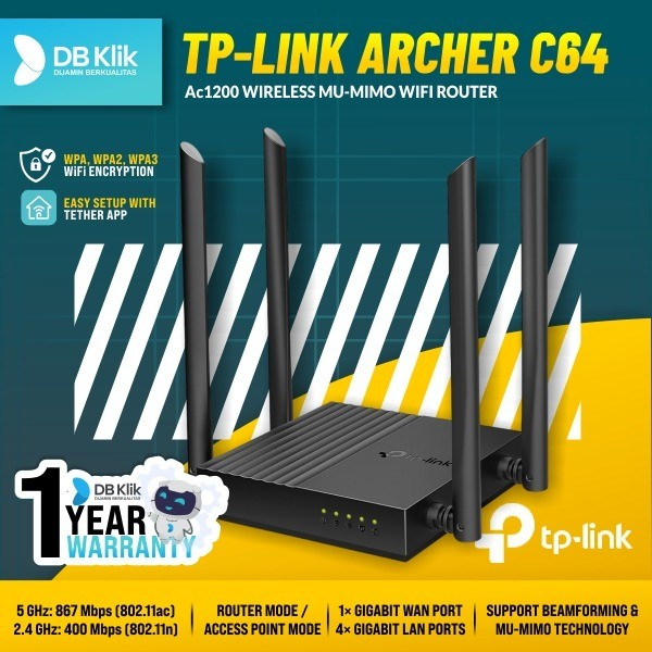 Jual Router Tp Link Archer C Ac Wireless Mu Mimo Wifi Archer C