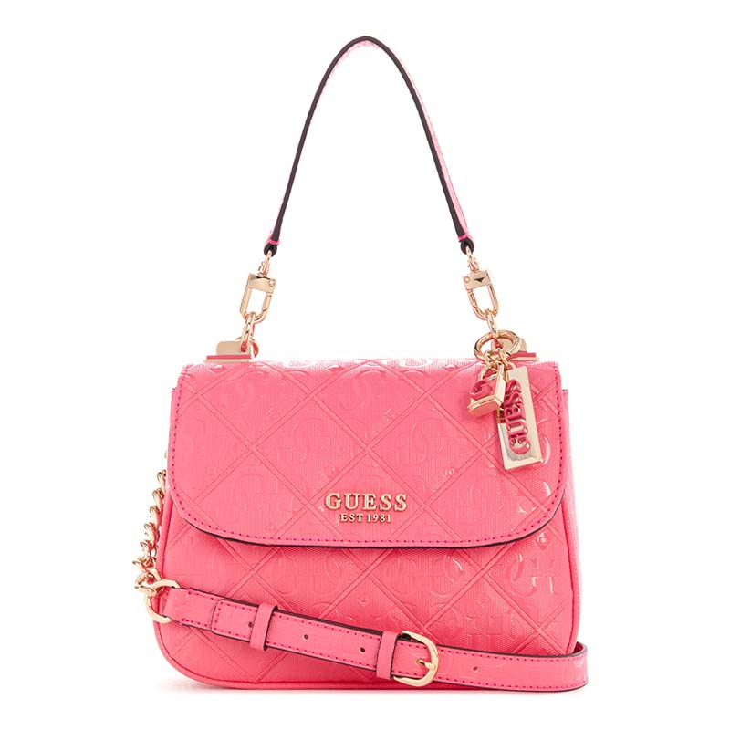 Jual CADDIE COMPARTMENT TOP HANDLE FLAP TAS GUESS ORIGINAL