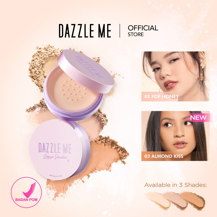 Jual Original DAZZLE ME Always Setting Loose Powder BPOM | DazzleMe ...