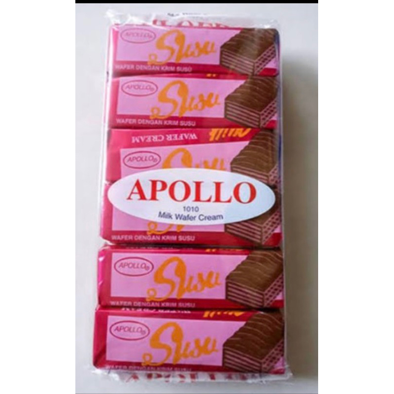Jual Apollo wafer susu dan coklat | Shopee Indonesia