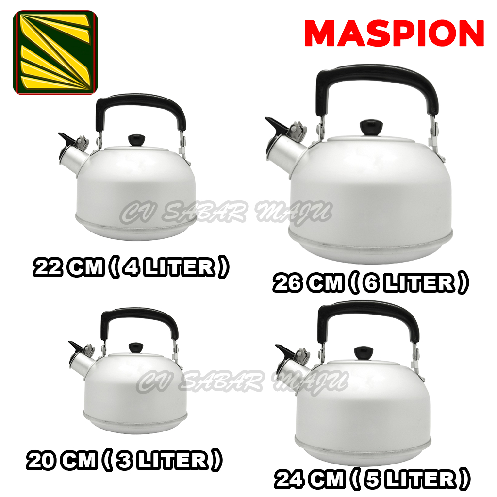 Jual Maspion Teko Bunyi Maspion Kettle Ceret Maspion 20 Cm 22 Cm 24 Cm Dan 26 Cm Teko 0447