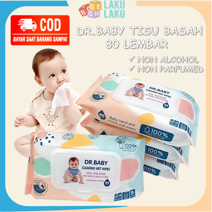 Jual Tisu Basah Bayi 80 Lembar BPA FREE Wet Tissue Baby Wipes non