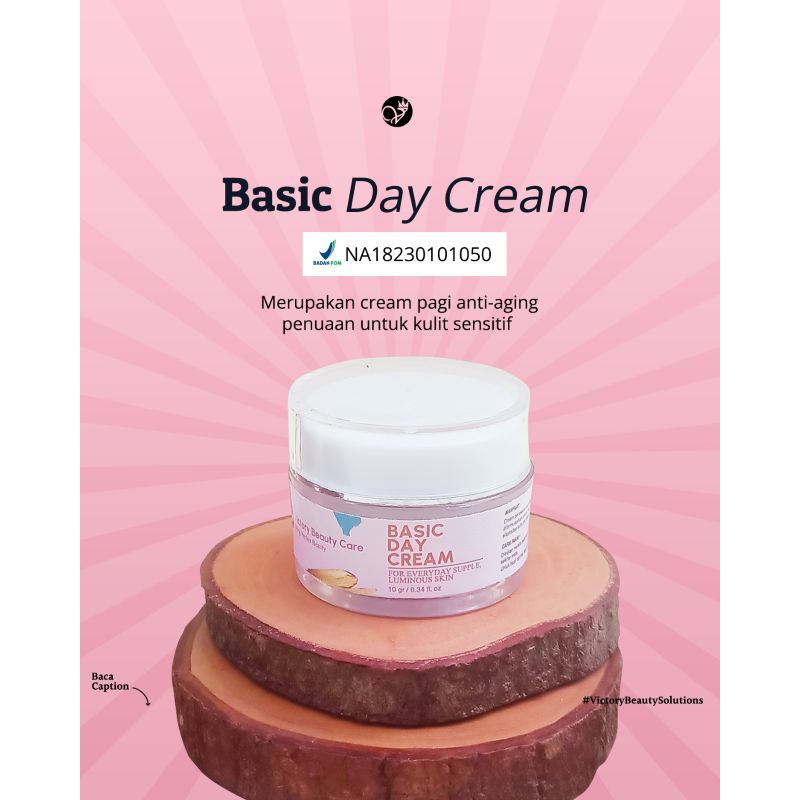 Jual BASIC GLOW DAY CREAM / BB CREAM / CREAM PAGI PUTIH GLOWING / VBC ...