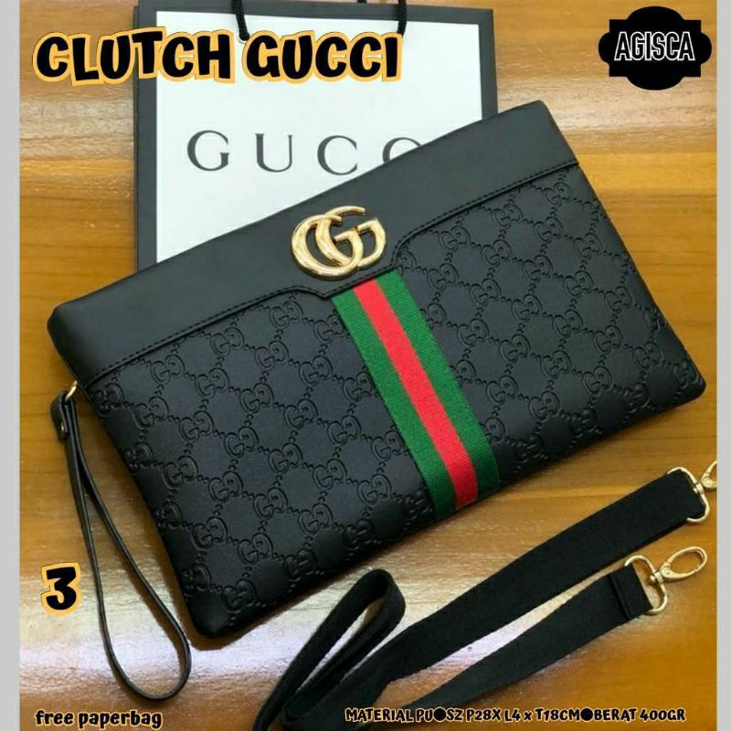 Harga clutch cheap gucci original