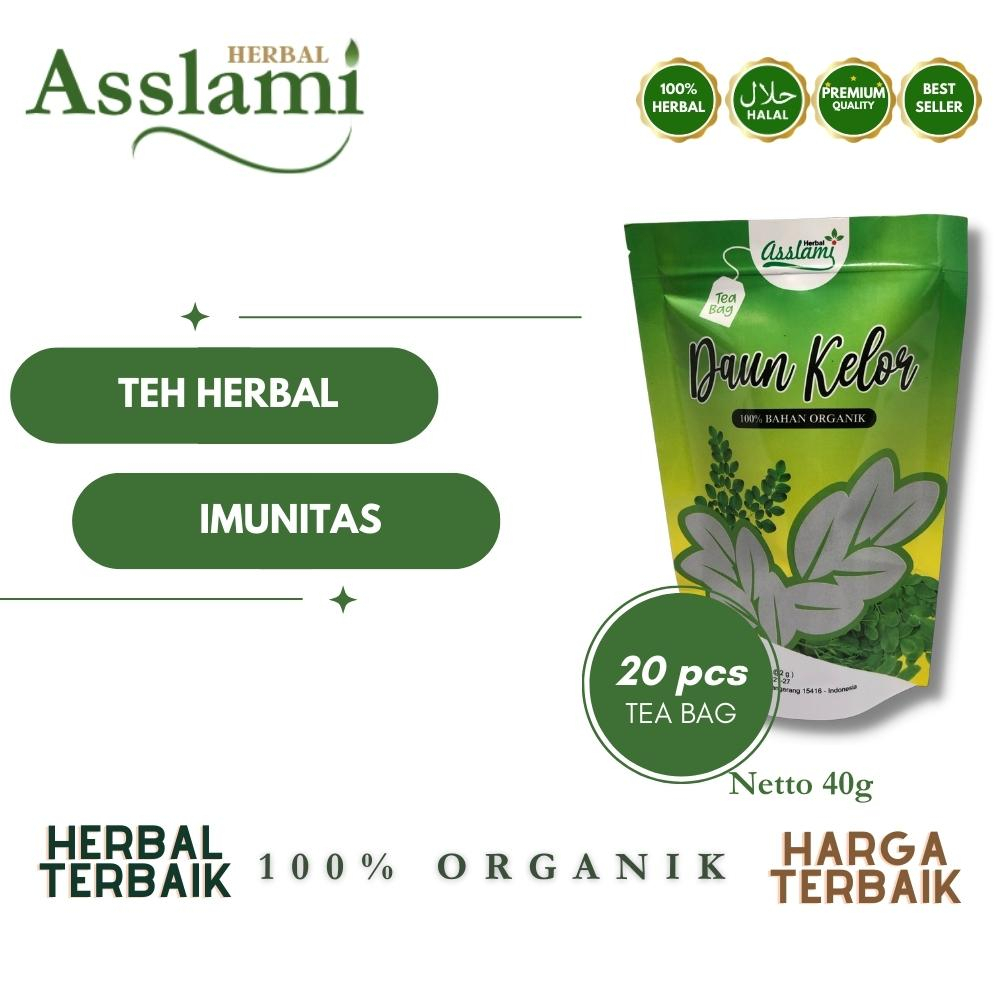 Jual Imunits Alami Teh Celup Herbal Super Premium Daun Kelor Asslami