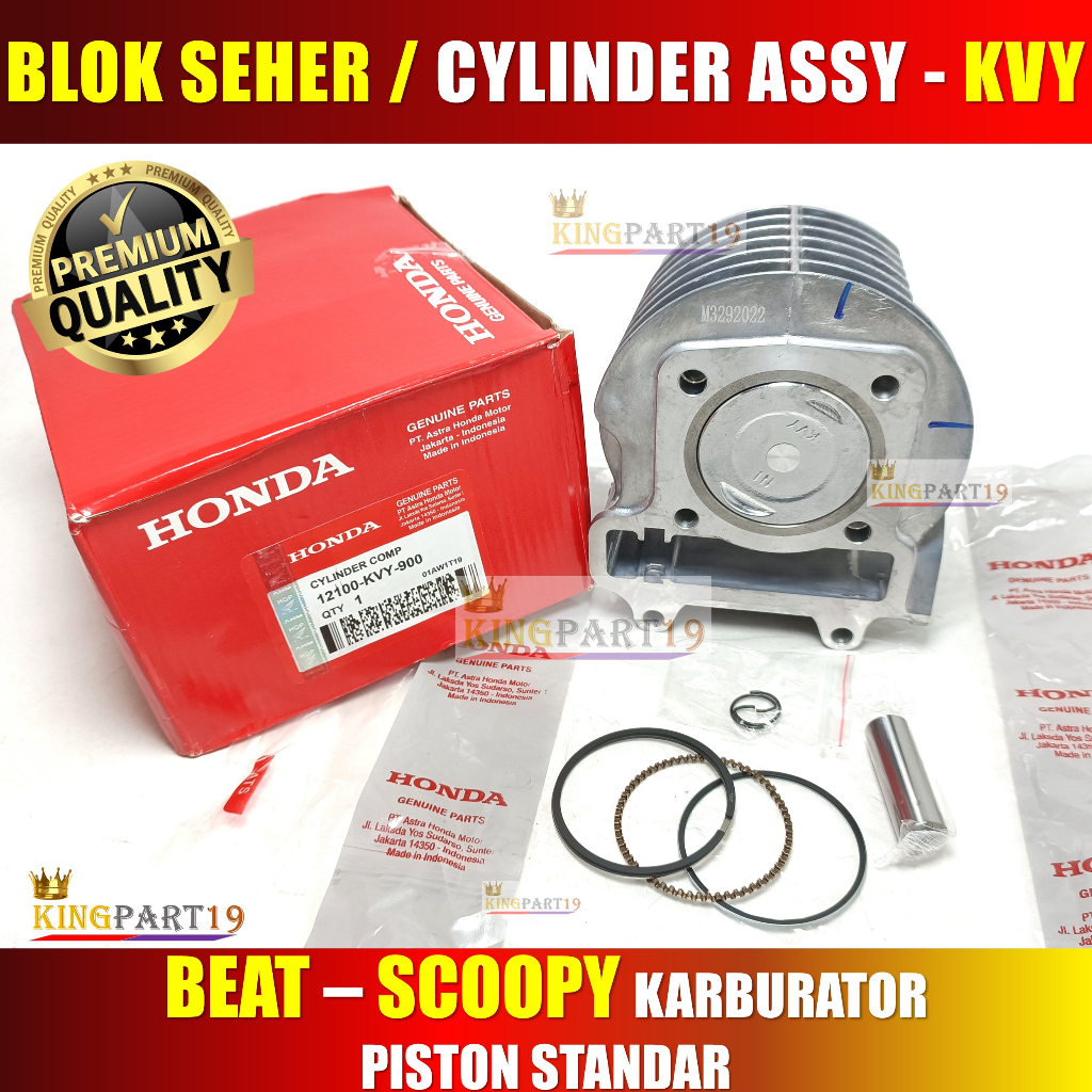  Jual BLOK SEHER KIT BEAT KARBU SCOOPY KARBU KVY CYLINDER ASSY STANDAR Bildidee 