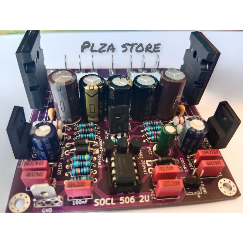 Jual Kit driver power amplifier SOCL 506 TEF double layer 2U cocok