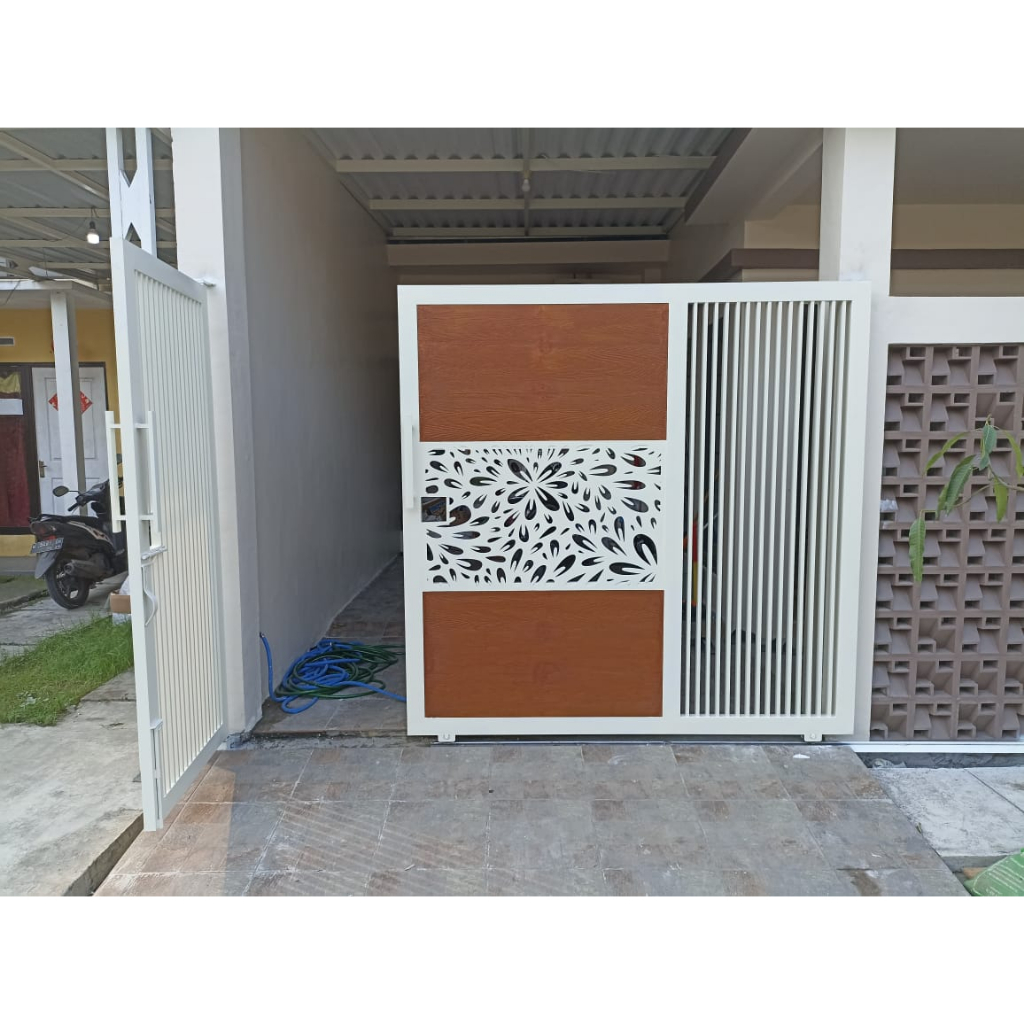 Jual Pagar minimalis model geser dan lipat | Shopee Indonesia