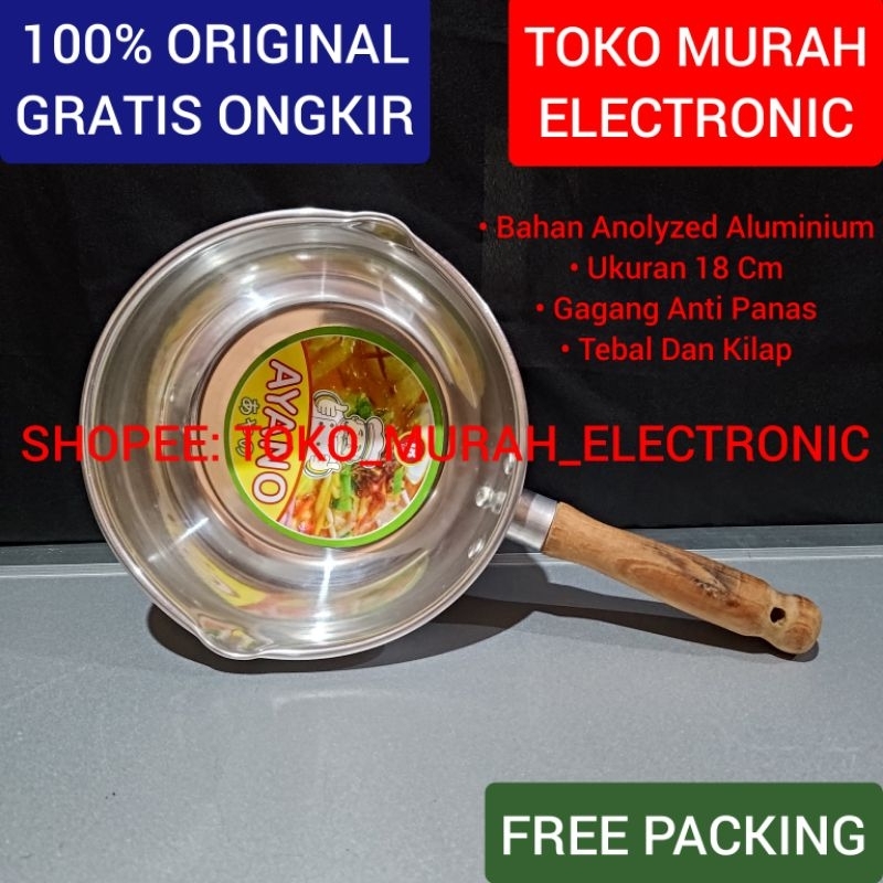 Jual TME - Panci Mie Ayano Ukuran 18 Cm Panci Rebusan Air Bahan ...