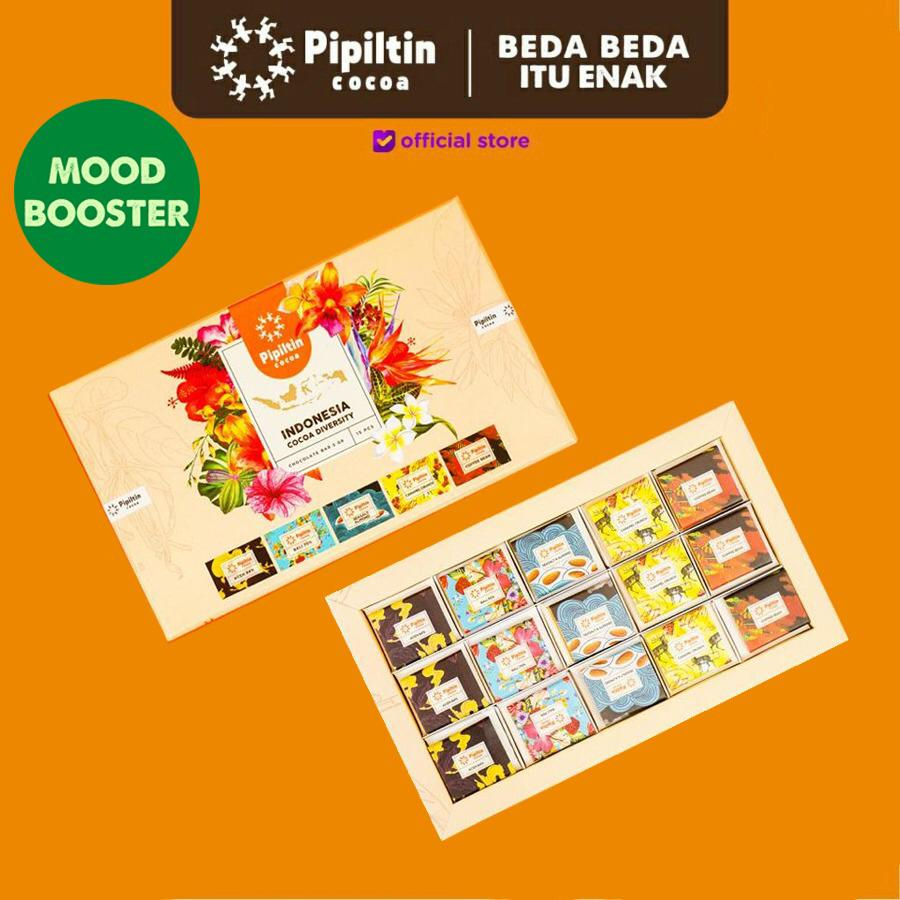 Jual Pipiltin Cocoa Chocolate Chocolate Gift Box Diversity 15 x 5gr