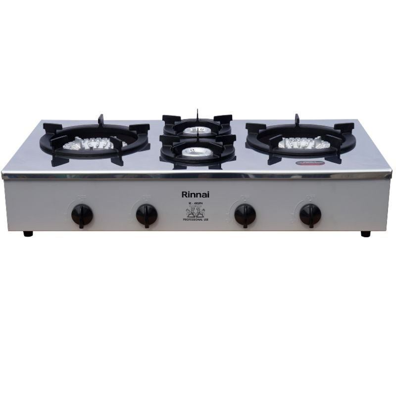 Jual Kompor Gas Rinnai 4 Tungku Stainless RI 4RSPN 4 RSPN RI4RSPN ...