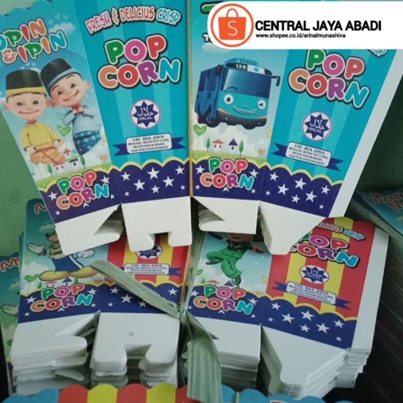 Jual 200 LEMBAR KERTAS POPCORN 12 × 6 BAHAN IVORI PUTIH | KARDUS ...