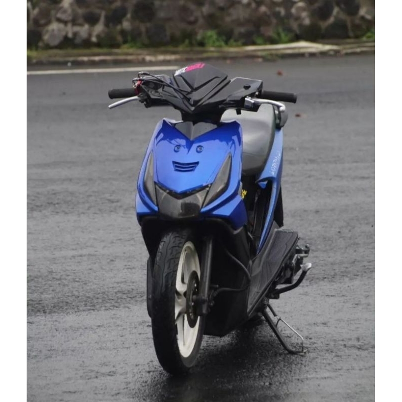 Jual visor variasi beat karbu soul karbu bahan aklirik hitam dan karbon