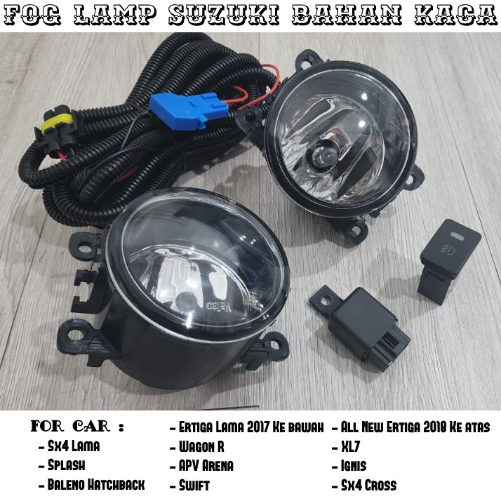 Jual Fog Lamp Suzuki All New Ertiga Foglamp Lampu Kabut KACA Baleno