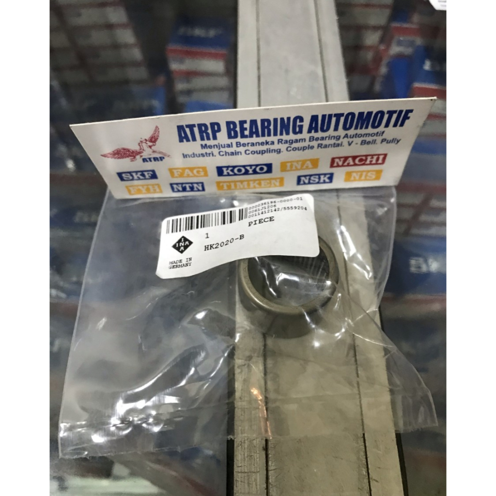 Jual NEEDLE BEARING HK2020 HK 2020 B INA ORIGINAL 20X26X20 | Shopee ...