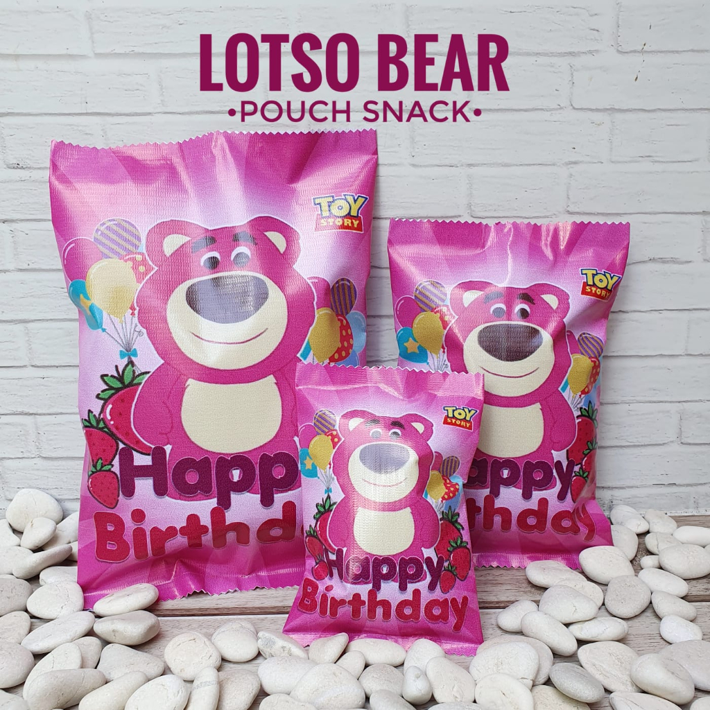 Jual Lotso Toy Story Pouch Snack Vinyl Kemasan Snack Hampers Birthday