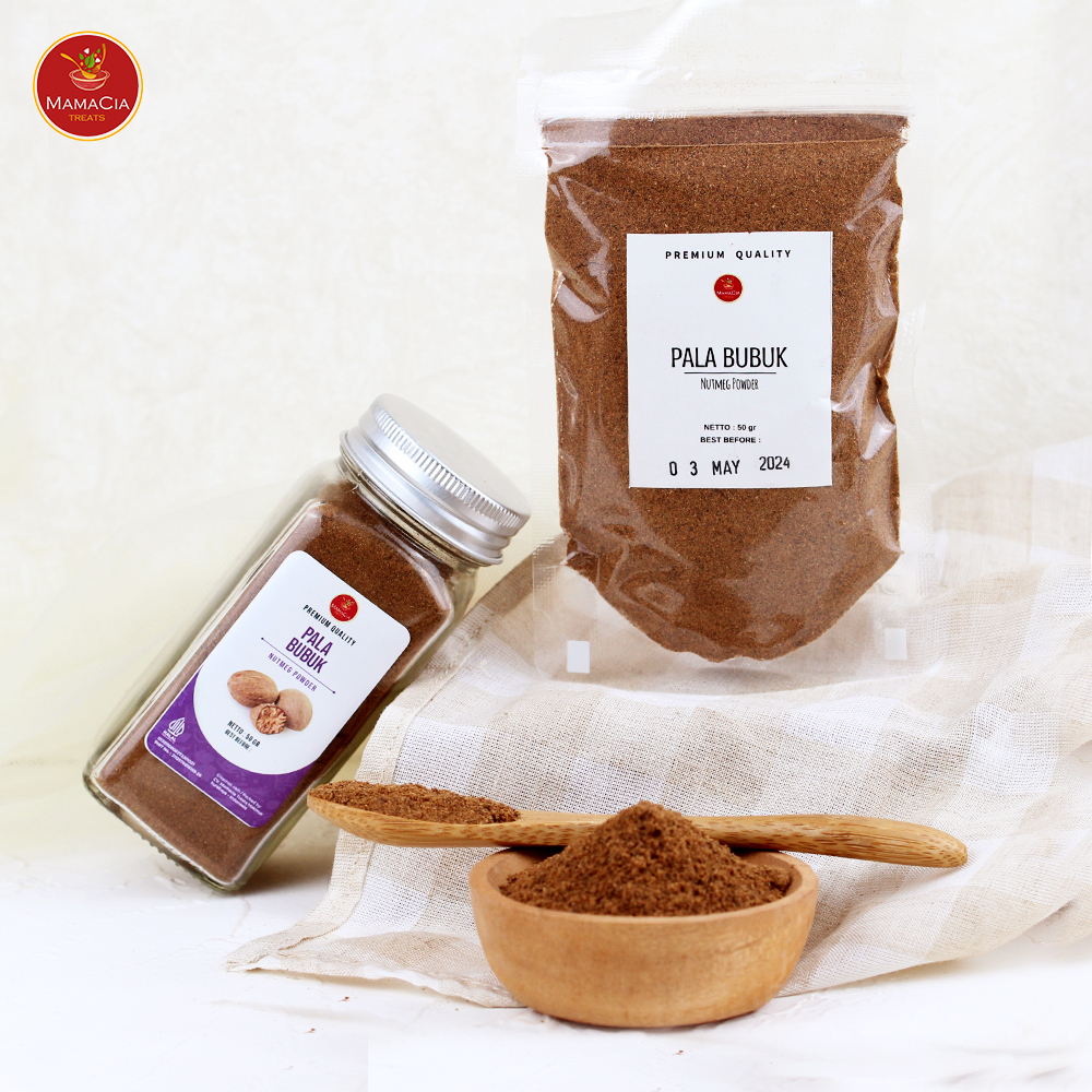 Jual Mamacia Treats Pala Bubuk Nutmeg Powder Ground Nutmeg Rempah Jsr Premium Gr Shopee