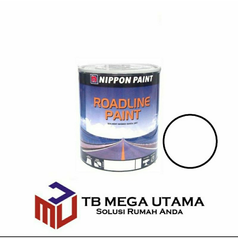 Jual Nippon Roadline Paint 1 Kg White | Cat Marka Jalan Trotoar Warna ...