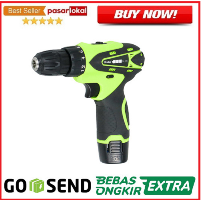 Jual Jual Bor Listrik Cordless Screwdriver Drill Murah Shopee Indonesia